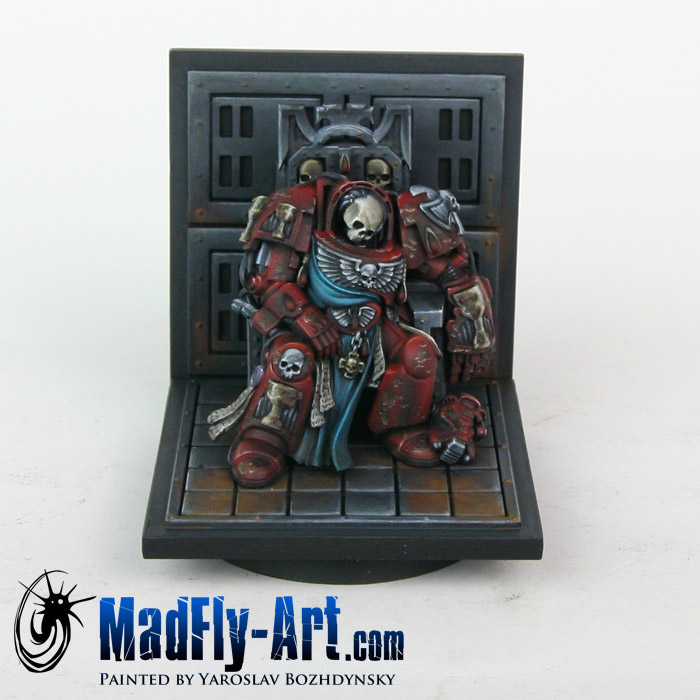 Dead Terminator on Throne