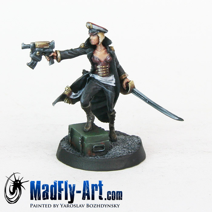 Female Commissar with Gun