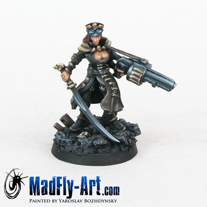 Female Commissar with Grenade Launcher