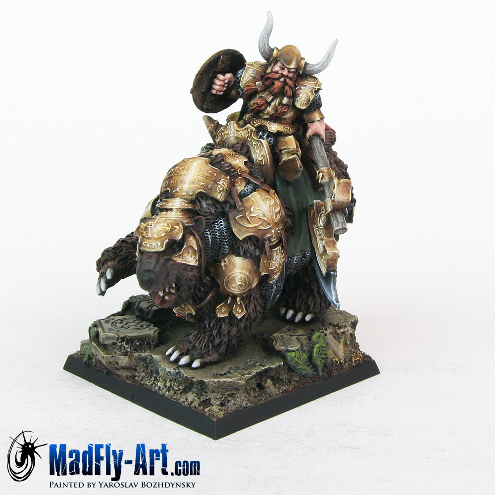 Dwarf Warrior on War Bear