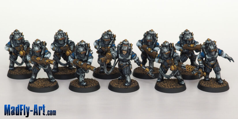 Solar Auxilia Flamer Section