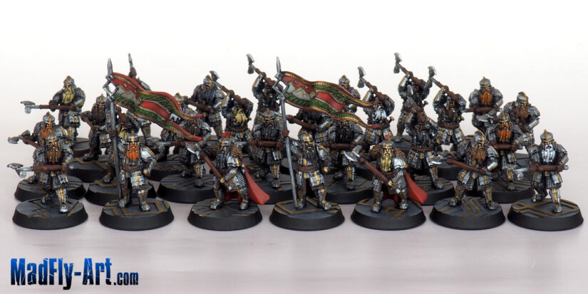 Iron Hills Dwarf Warriors with Mattocks